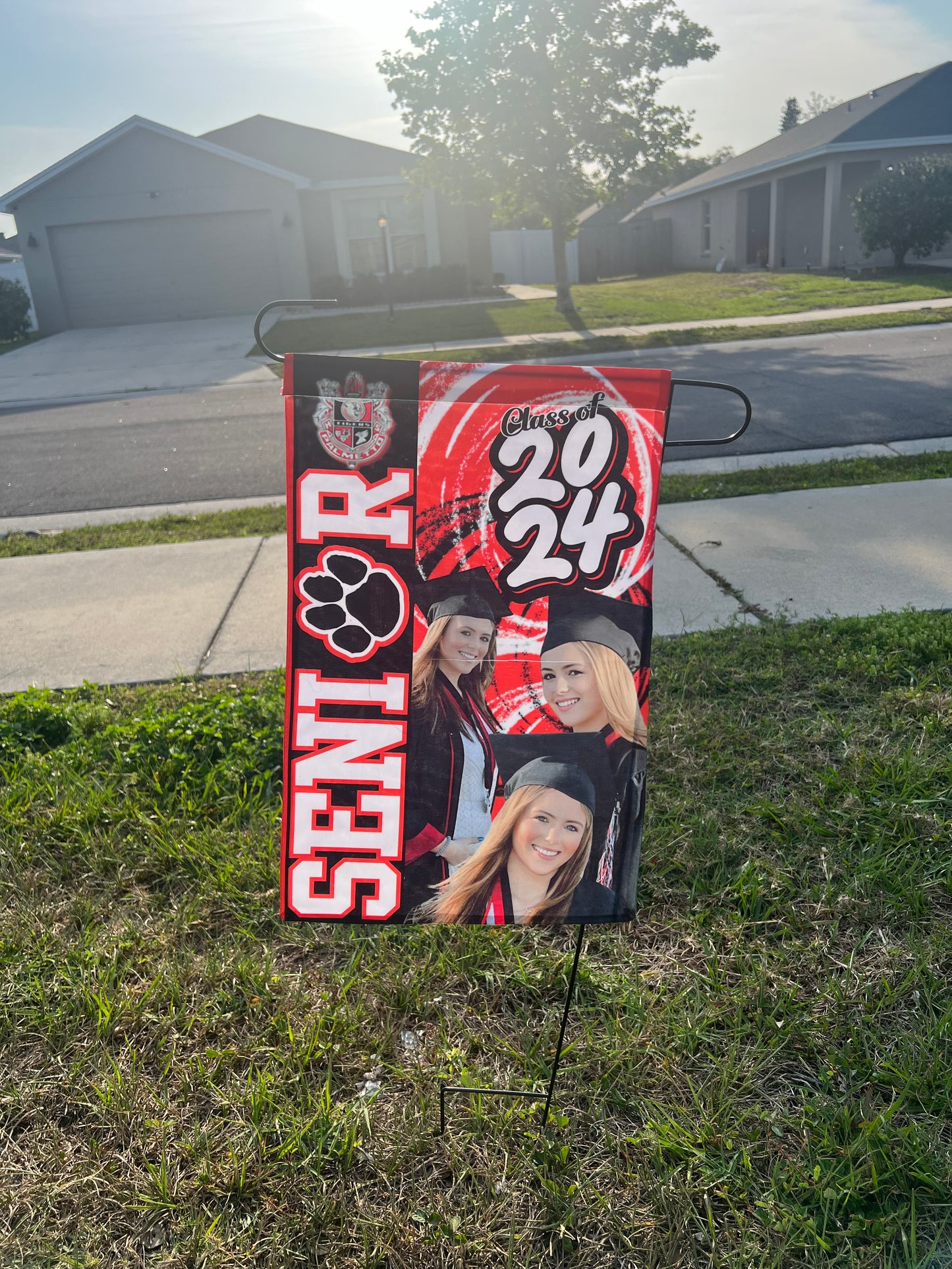 Graduation Garden Flag