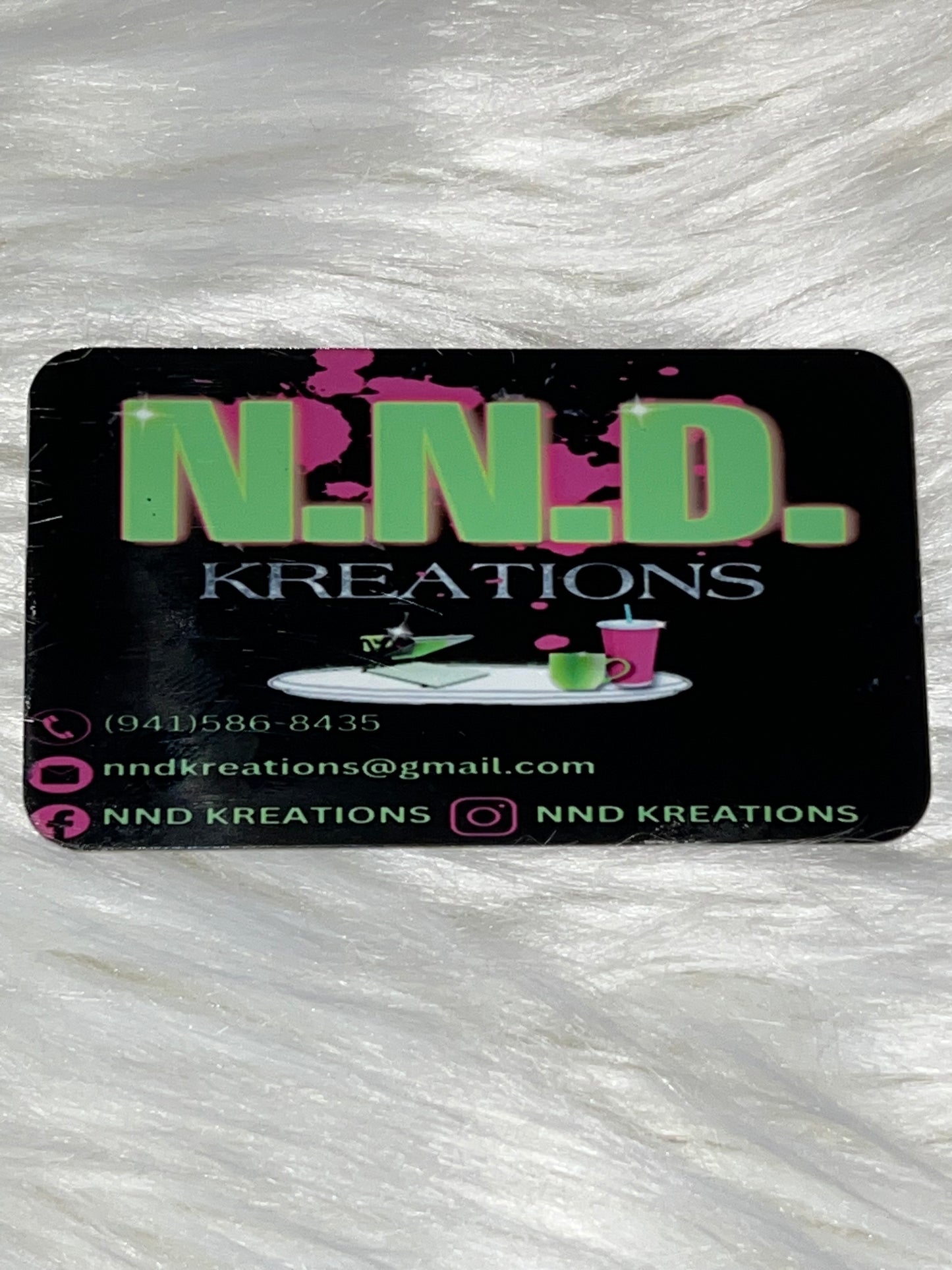 Metal business cards