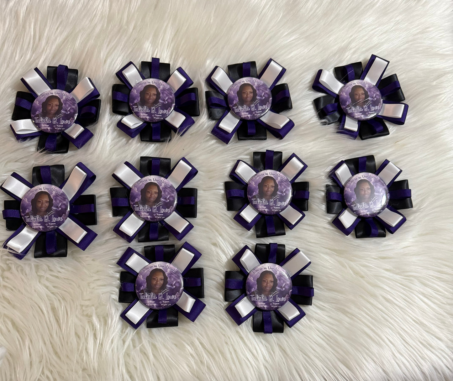 Memorial Pin Flower